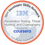Moe Dastranj - IBM Penetration Testing, Threat Hunting, and Cryptography Certification